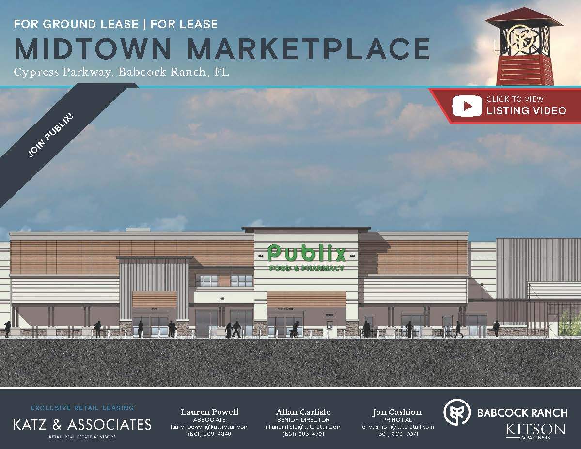 Midtown Blvd & Cypress Pky, Babcock Ranch, FL for Rent