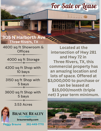 Three Rivers, TX Auto Dealership - 905 N Harborth Ave Three Rivers, TX Auto Dealership - 905 N Harborth Ave