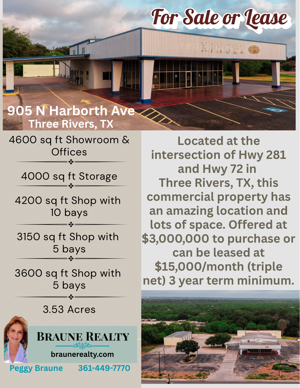 905 N Harborth Ave, Three Rivers, TX for Rent