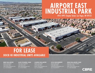 Las Vegas, NV Industrial - 4915 Steptoe St Las Vegas, NV Industrial - 4915 Steptoe St
