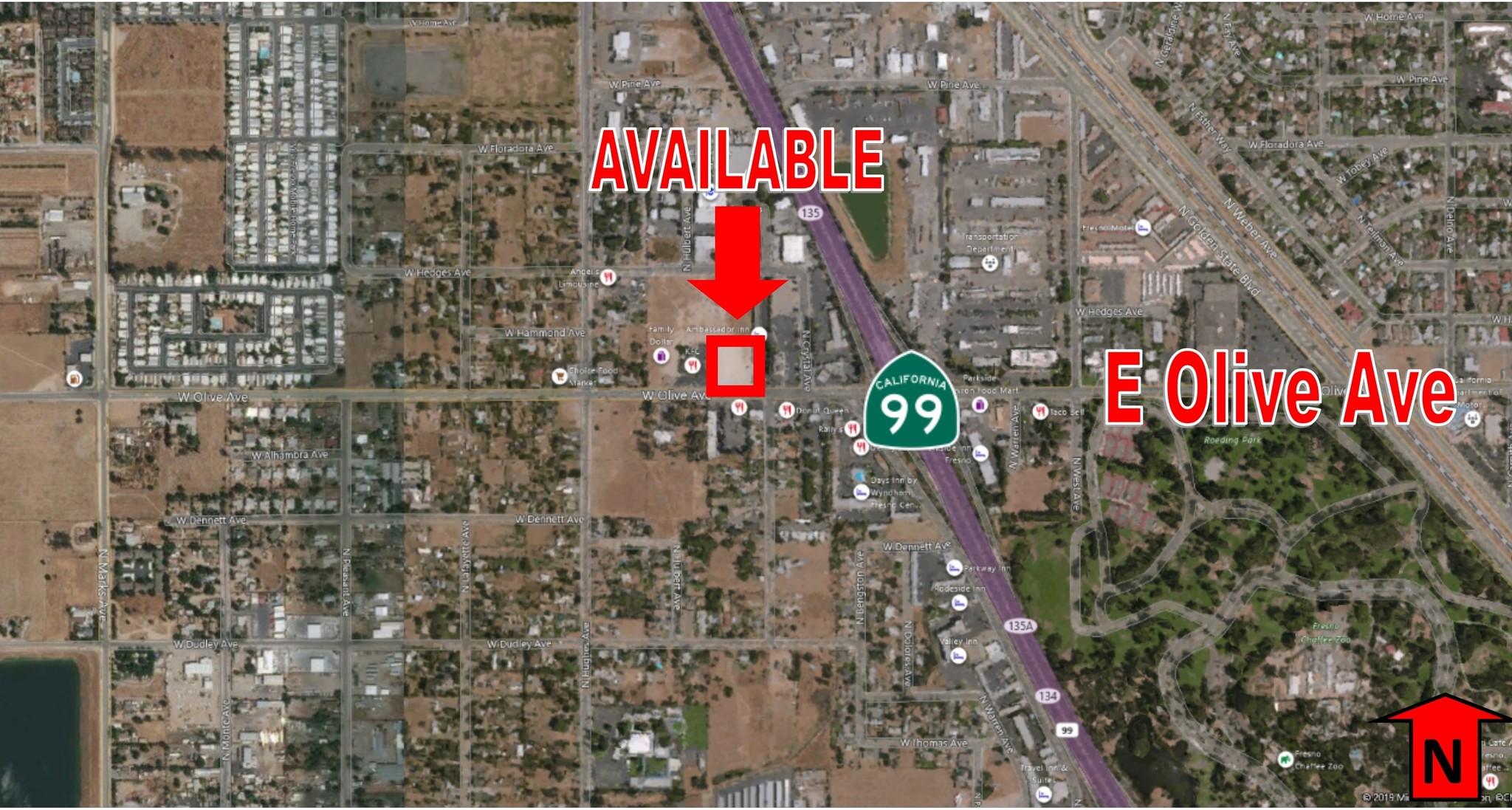 1800 W Olive Ave, Fresno, CA for Rent