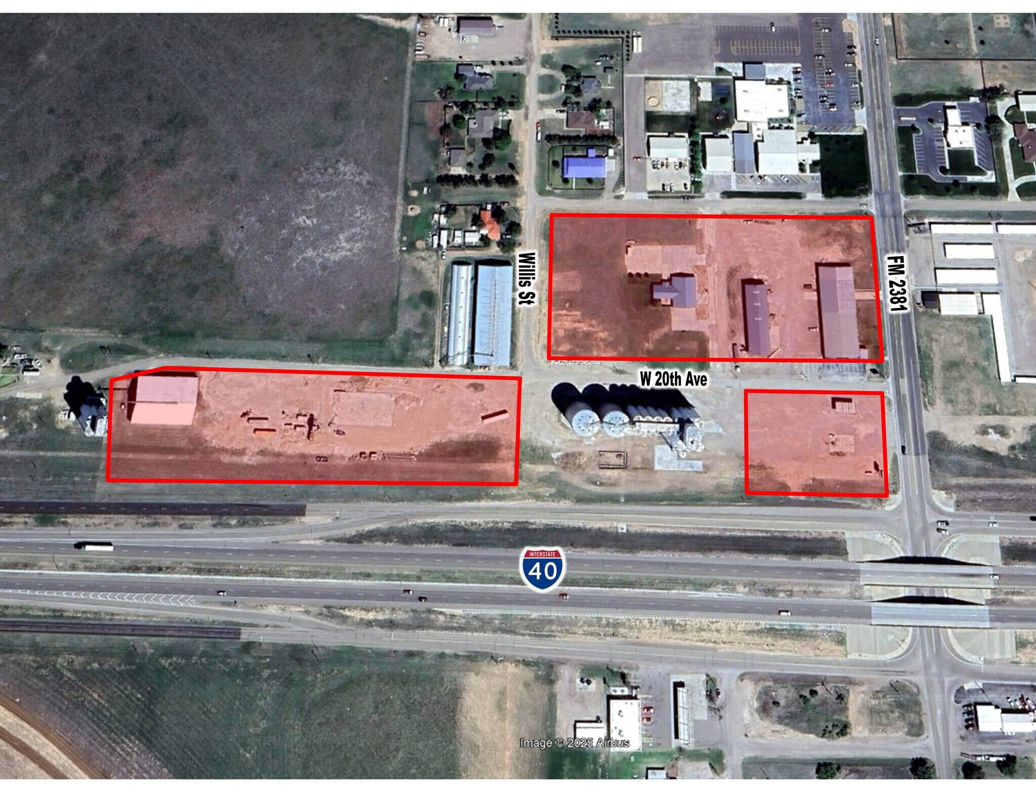 NWC I-40 & FM 2381/Simmons Rd, Bushland, TX for Sale