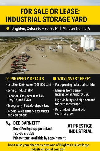 Brighton, CO Commercial Land - 12700 E 168th Ave