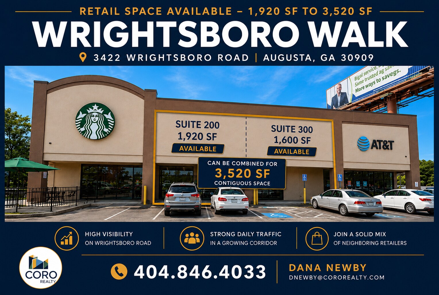 3422 Wrightsboro Rd, Augusta, GA for Rent