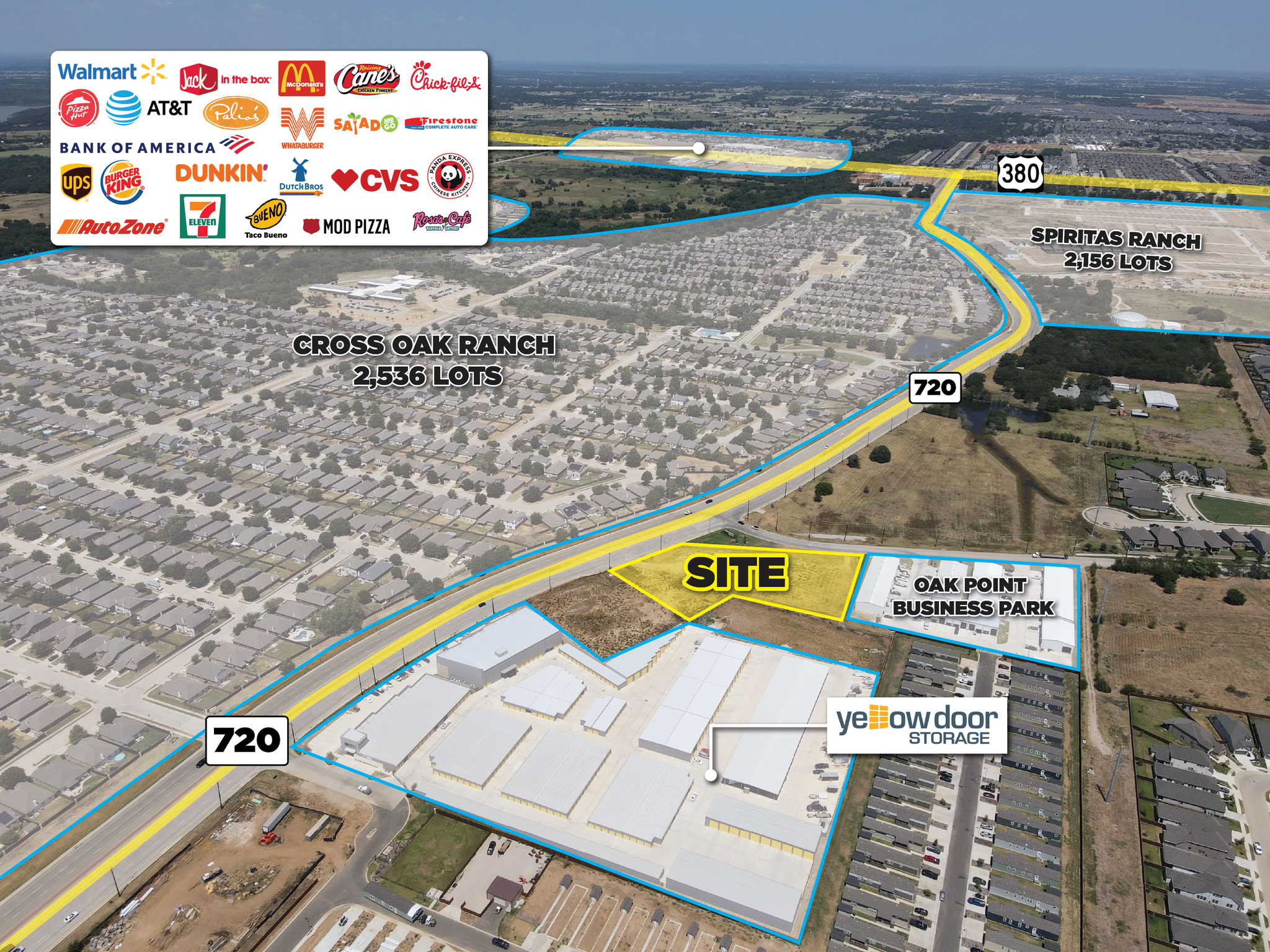 SEC FM 720 & Lloyd's Road, Oak Point, TX for Sale