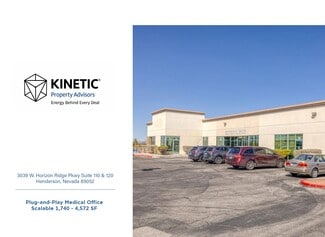 Henderson, NV Office, Office/Medical - 3039 W Horizon Ridge Pky