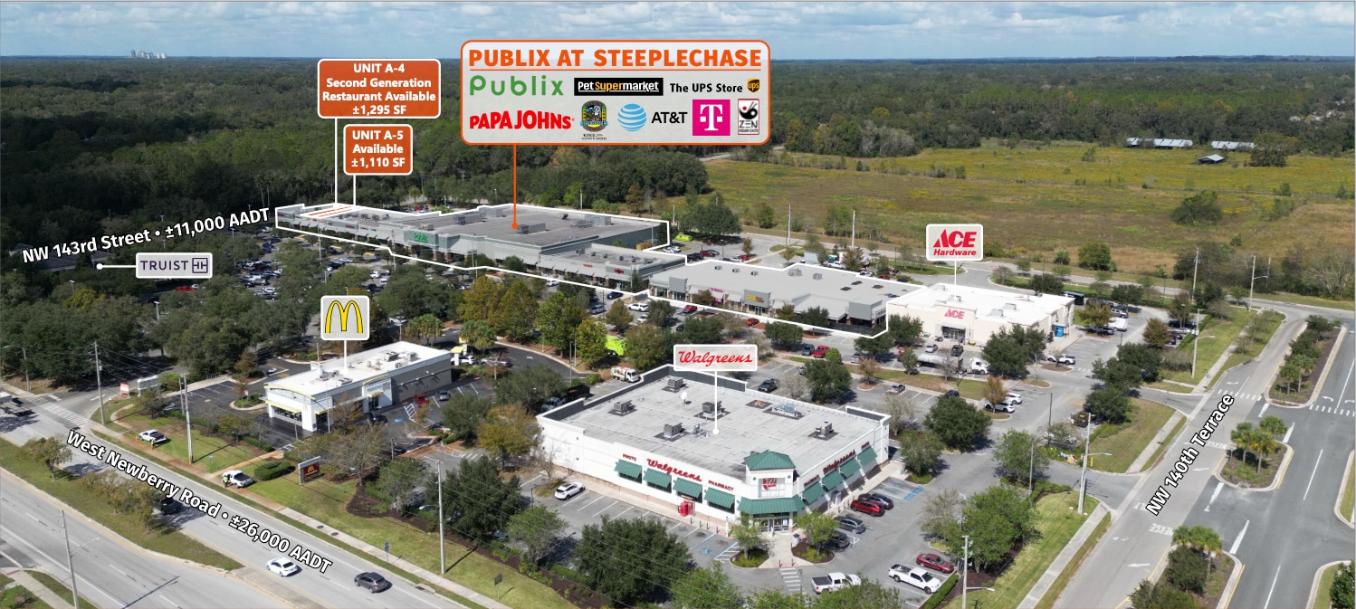 14130-14266 W Newberry Rd, Newberry, FL for Rent