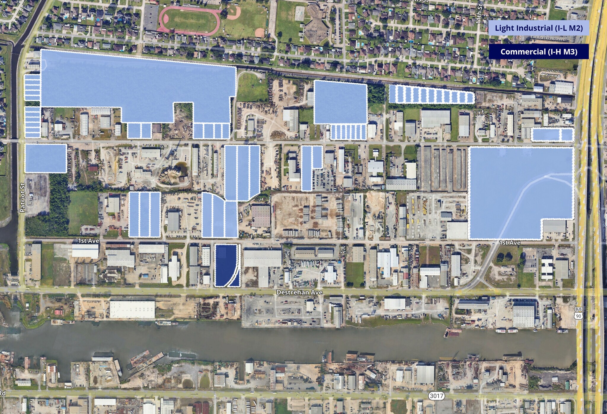 Marrero Land Industrial Park, Harvey, LA for Rent