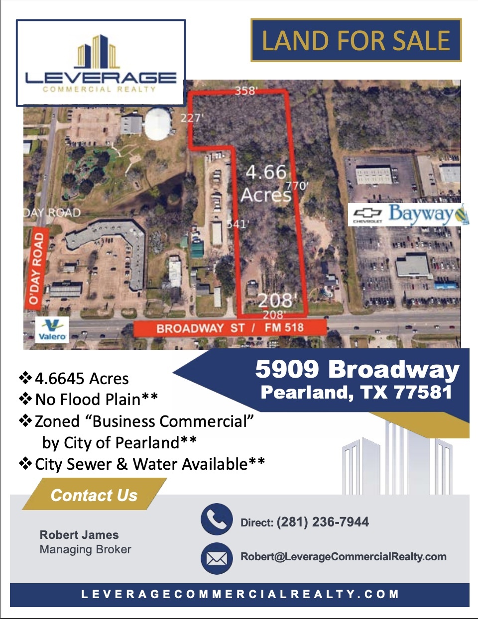 5909 W Broadway St, Pearland, TX for Sale