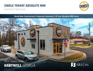 Hartwell, GA Fast Food - 760 E Franklin St