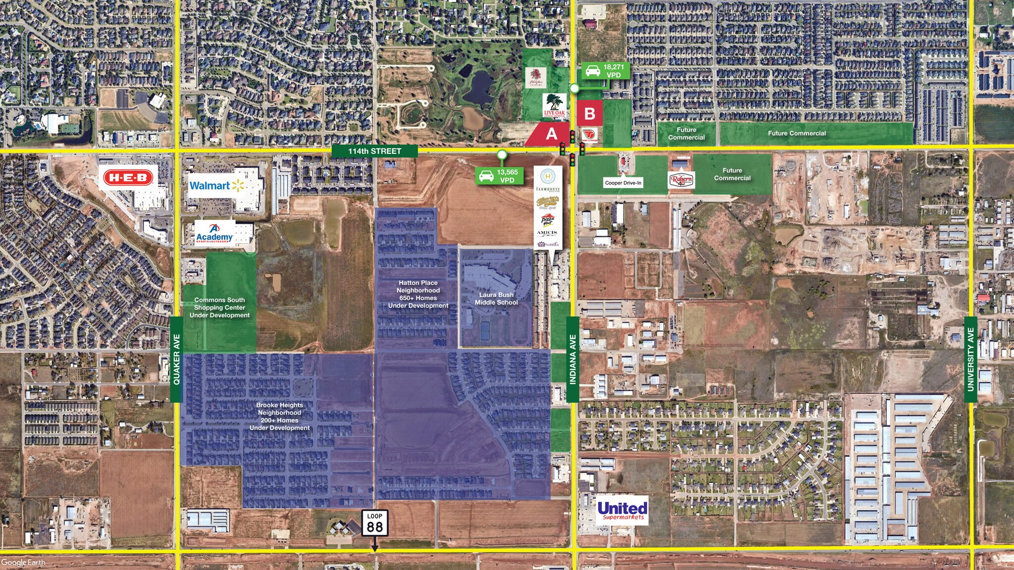 114th St @ Indiana Avenue, Lubbock, TX for Sale