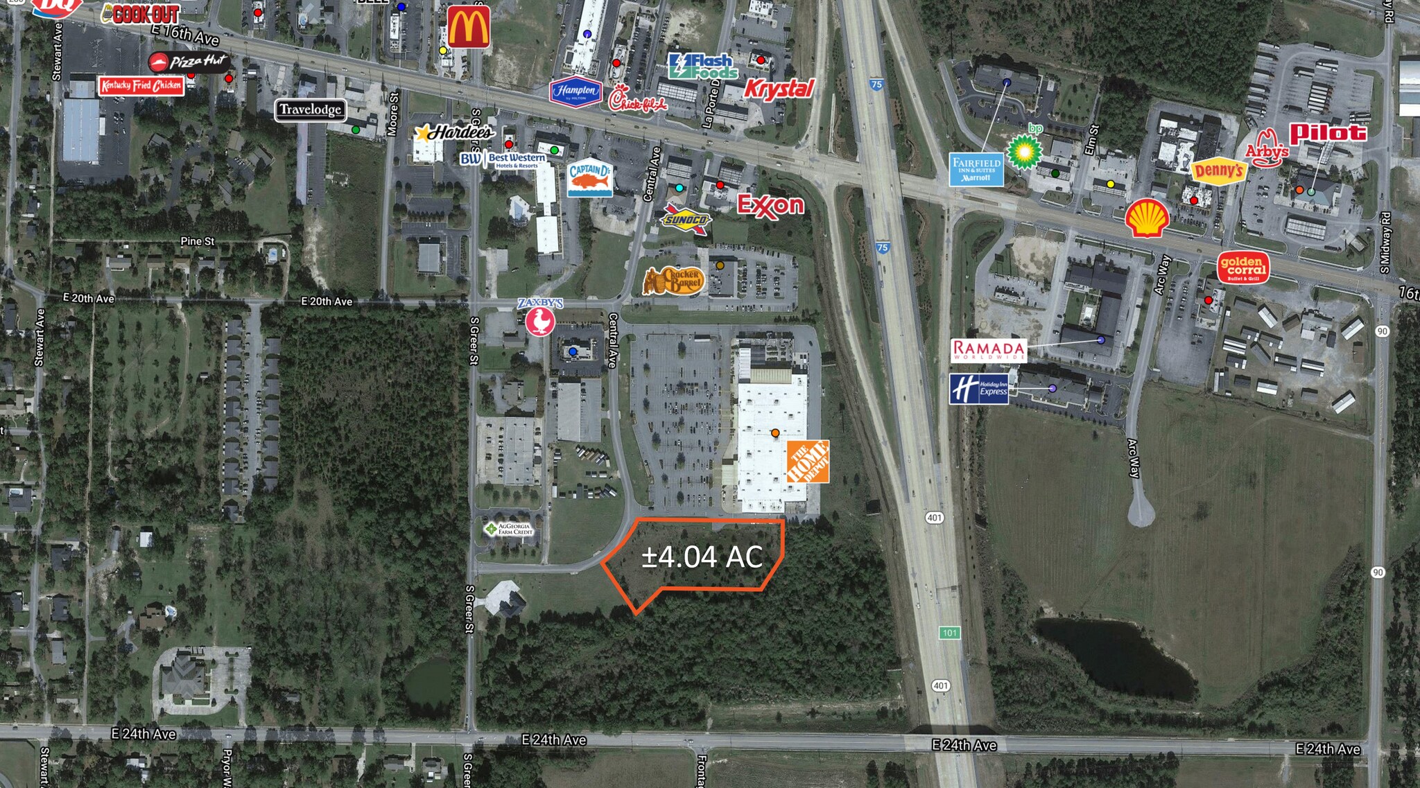 0 I-75 Hwy, Cordele, GA for Sale