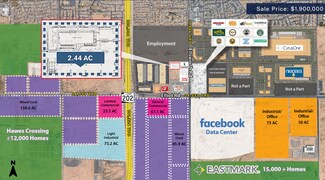 Mesa, AZ Commercial Land - NWC Elliot Road & Ellsworth Road