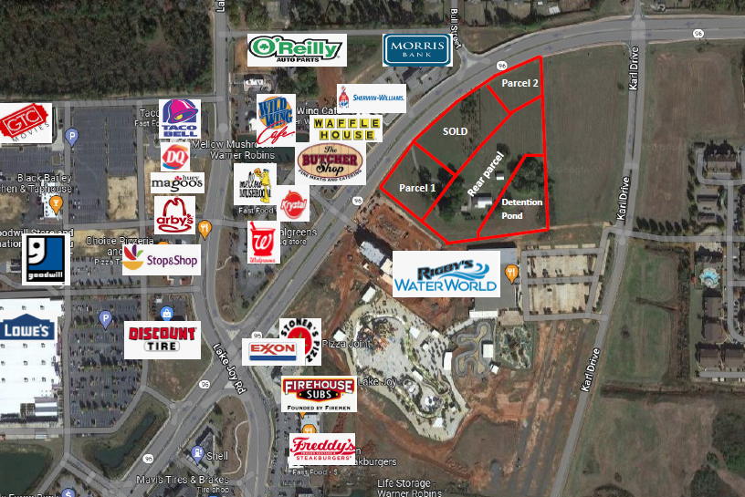 Highway 96 & Lake Joy Road, Warner Robins, GA for Sale