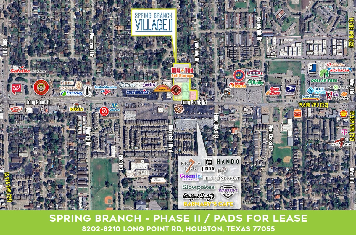 8202-8210 Long Point Rd, Houston, TX for Rent