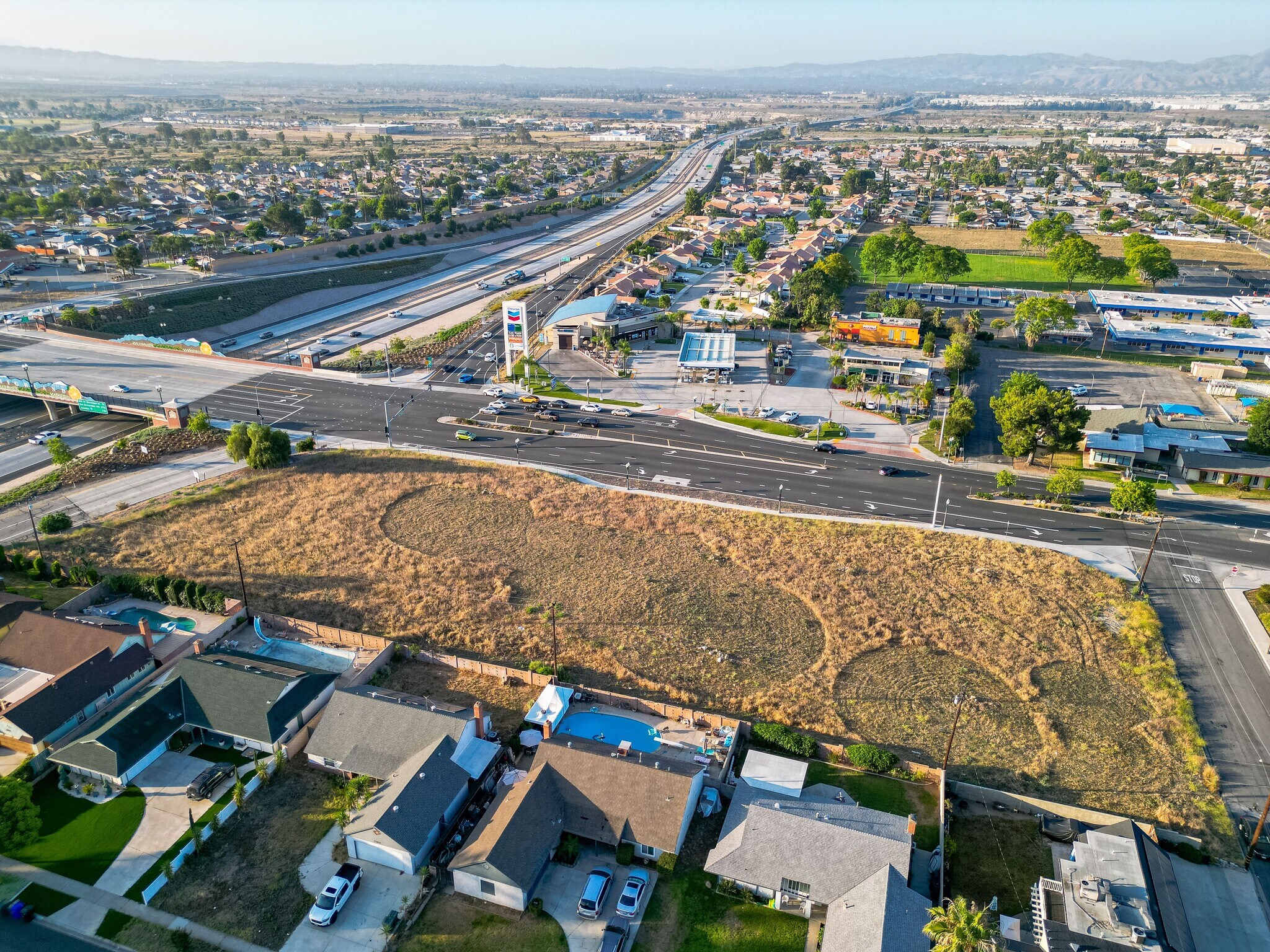 North West Quadrant of 210 Freeway and Baseline Rd @ Buckeye, Highland, CA for Sale