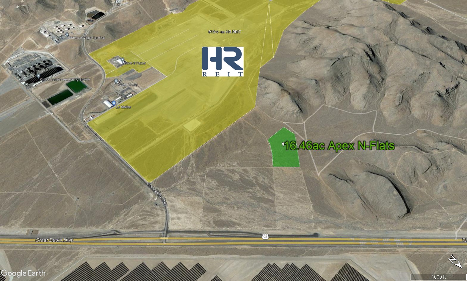 Apex N-Flats, 16.46 AC, Las Vegas, NV for Sale