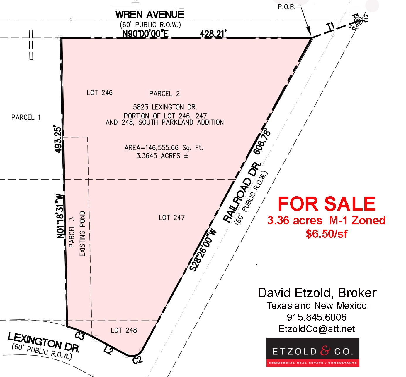 Railroad Drive @ Lexington Drive, El Paso, TX for Sale