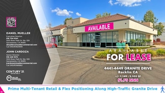 Rocklin, CA Retail - 4441-4449 Granite Dr Rocklin, CA Retail - 4441-4449 Granite Dr