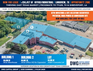 Longview, TX Office, Industrial - 325 E Tyler St