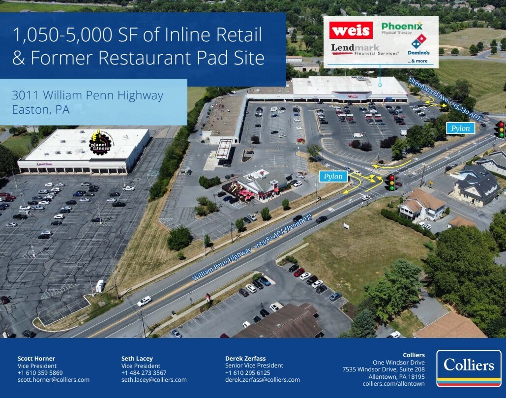 30013063 William Penn Hwy Easton, PA 18045 Shopping Center Property
