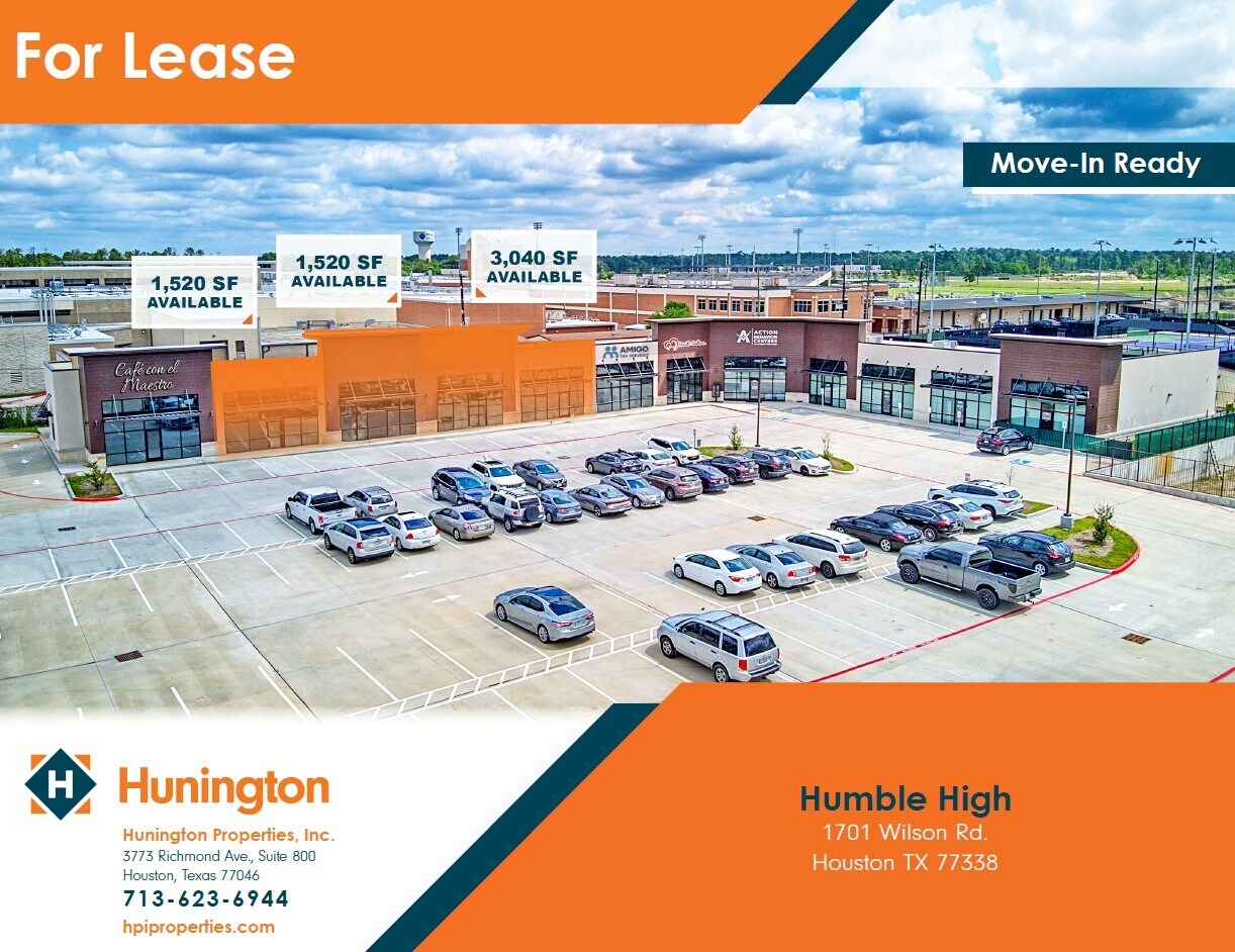 1701 Wilson Rd, Humble, TX for Rent