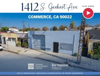 Commerce, CA Industrial - 1412 S Gerhart Ave
