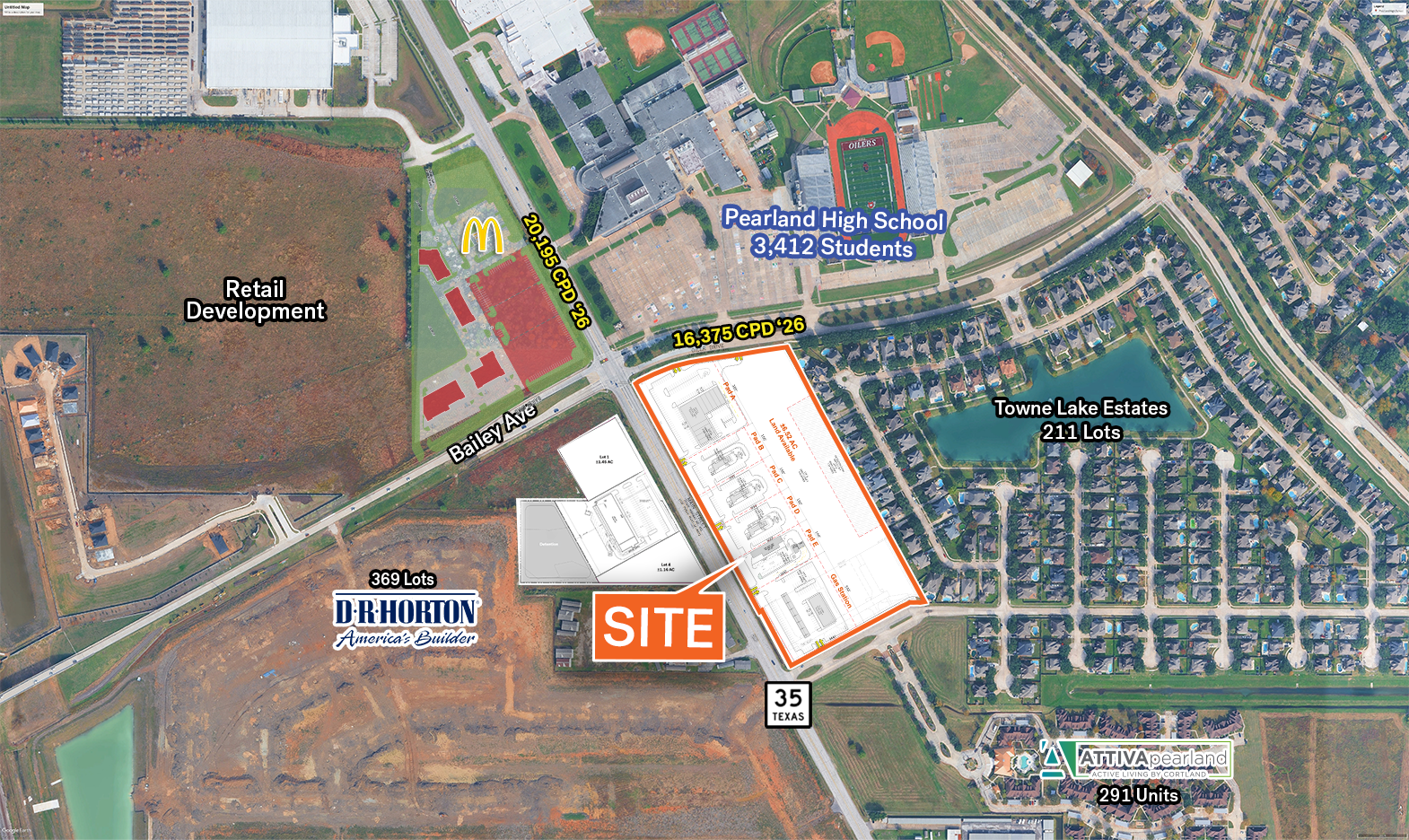 SEC S Main St & Oiler dr, Pearland, TX for Rent
