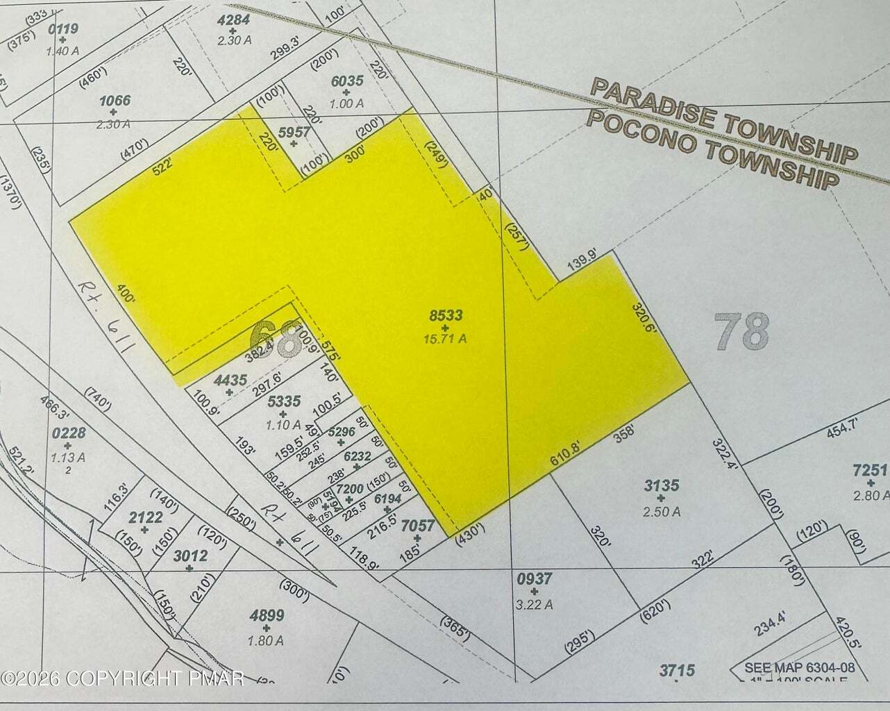 Route 611, Swiftwater, PA for Sale