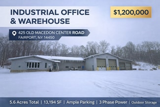 Fairport, NY Warehouse - 425 Old Macedon Center Rd Fairport, NY Warehouse - 425 Old Macedon Center Rd