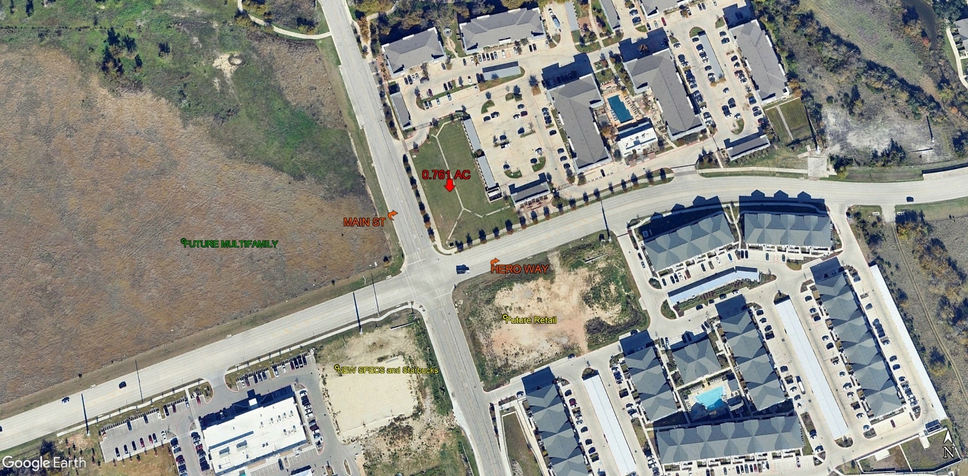 Hero Way @ Main Street, Leander, TX for Sale