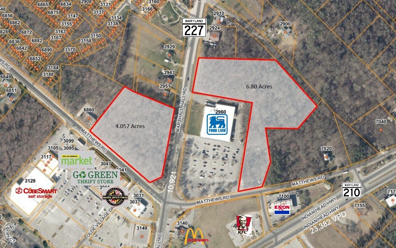 Matthews Rd @ Marshall Hall Road, Bryans Road, MD for Sale