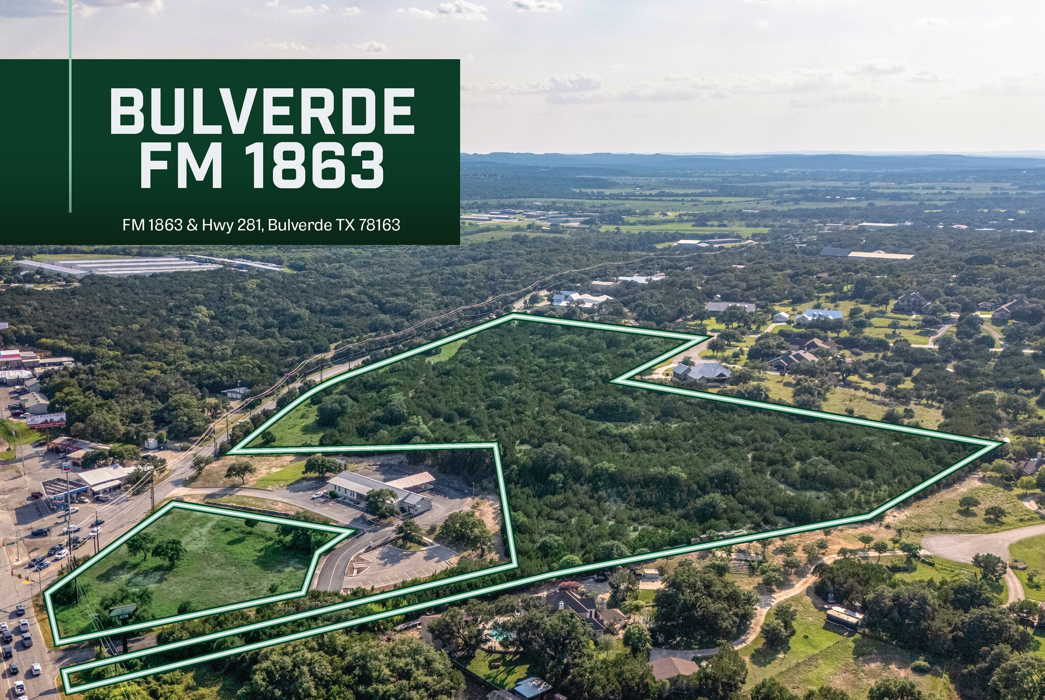 FM 1863 & 281 hwy, Bulverde, TX for Sale