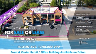 Sacramento, CA Retail - 1101-1105 Fulton Ave