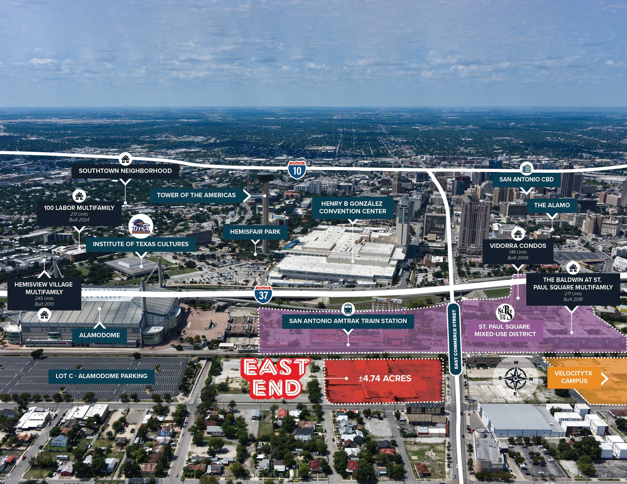 1220 E Commerce St, San Antonio, TX for Sale