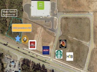 Mcdonough, GA Commercial Land - 1260 Jonesboro Rd