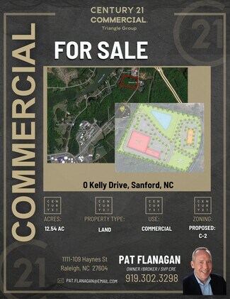 Sanford, NC Commercial Land - 000 Kelly Dr Sanford, NC Commercial Land - 000 Kelly Dr