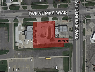 Warren, MI Commercial Land - 13520 W Twelve Mile Rd