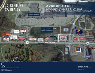 Uniontown, PA Commercial Land - 15 New Salem Rd