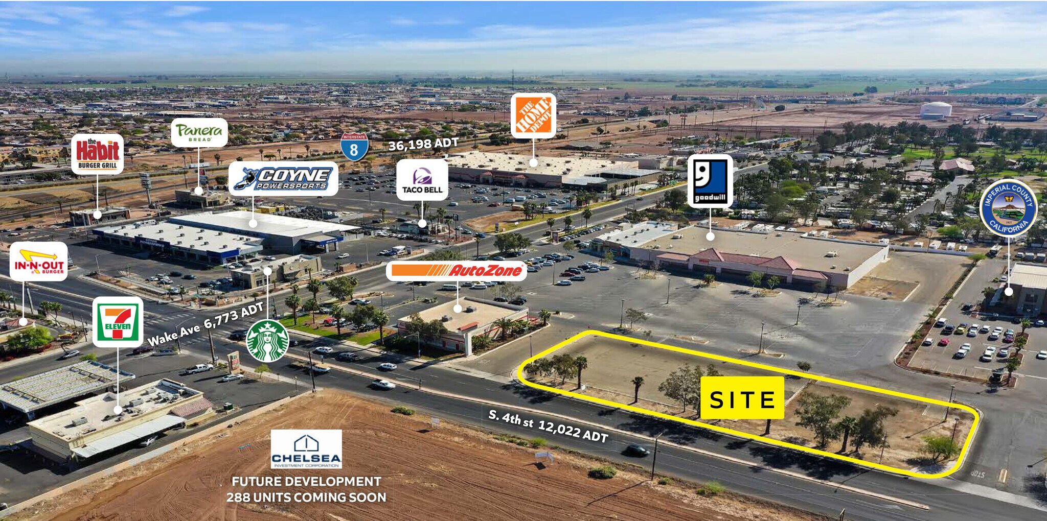 4th St & Wake Ave, El Centro, CA for Rent