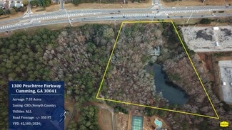 Cumming, GA Commercial Land - 1300 Peachtree Pky