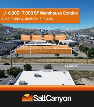 Bluffdale, UT Warehouse - 14621 S 800 W Bluffdale, UT Warehouse - 14621 S 800 W