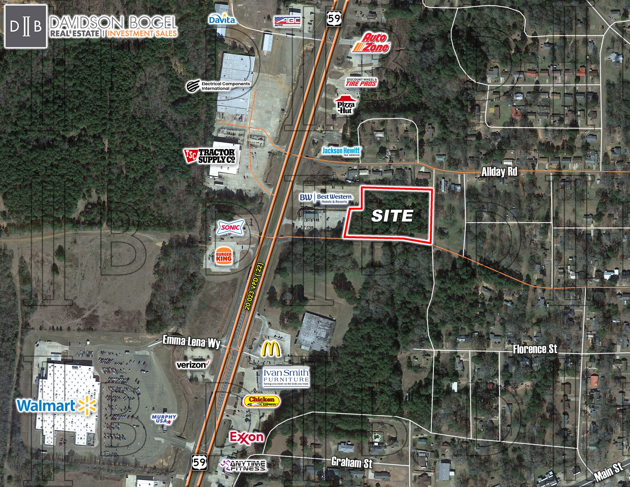 Atlanta - Hwy. 59 & W. Miller St., Atlanta, TX for Sale