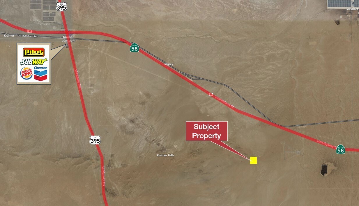 Highway 58, Kramer Junction, CA for Sale
