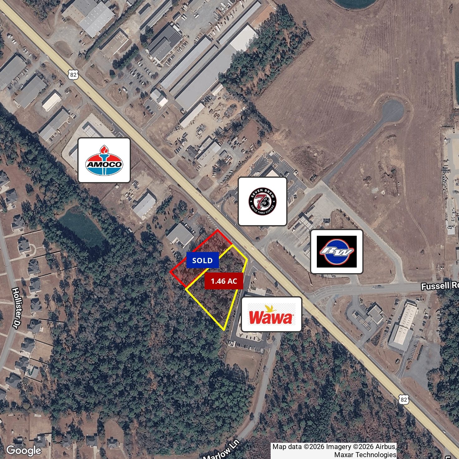 Hwy 82 and Fussell Road, Albany, GA for Sale