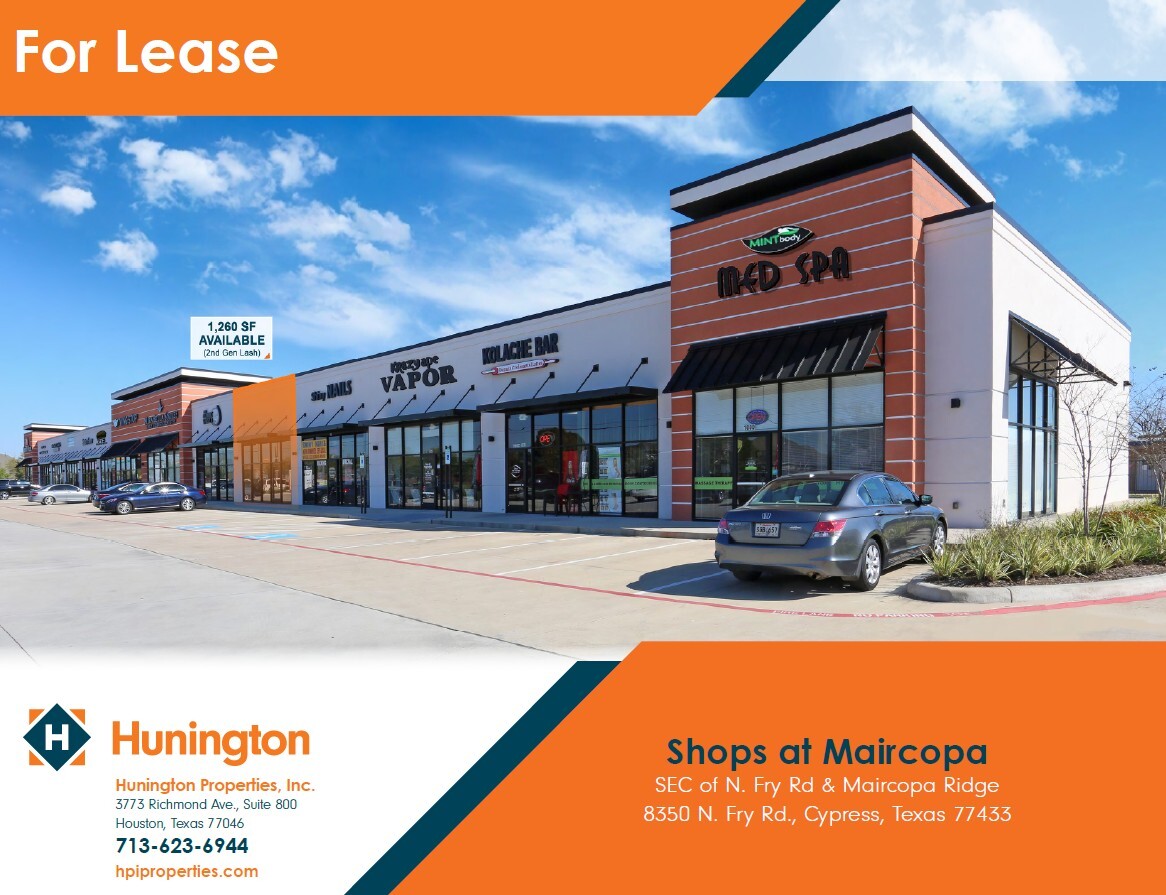 8350 Fry Rd, Cypress, TX for Rent