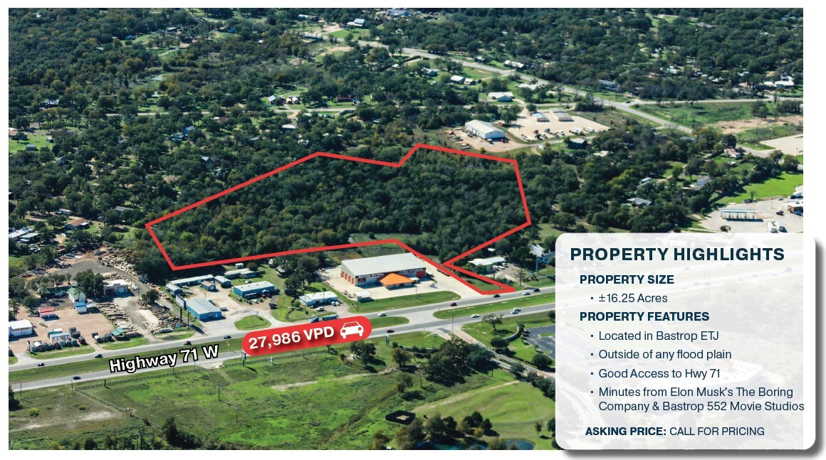 0 Hwy 71 W, Bastrop, TX for Sale