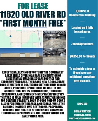 Bakersfield, CA Industrial - 11620 Old River Rd