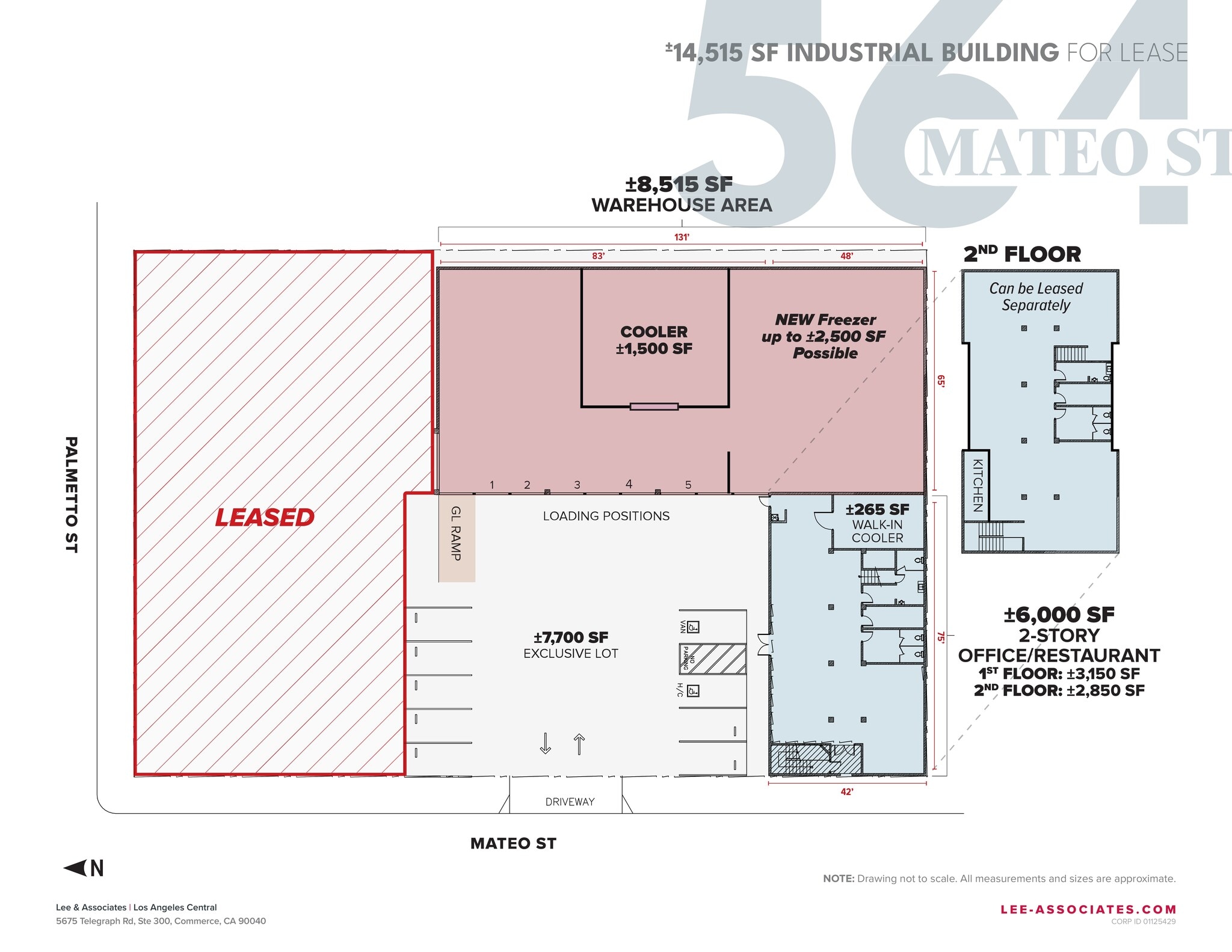 564 S Mateo St, Los Angeles, CA for Rent