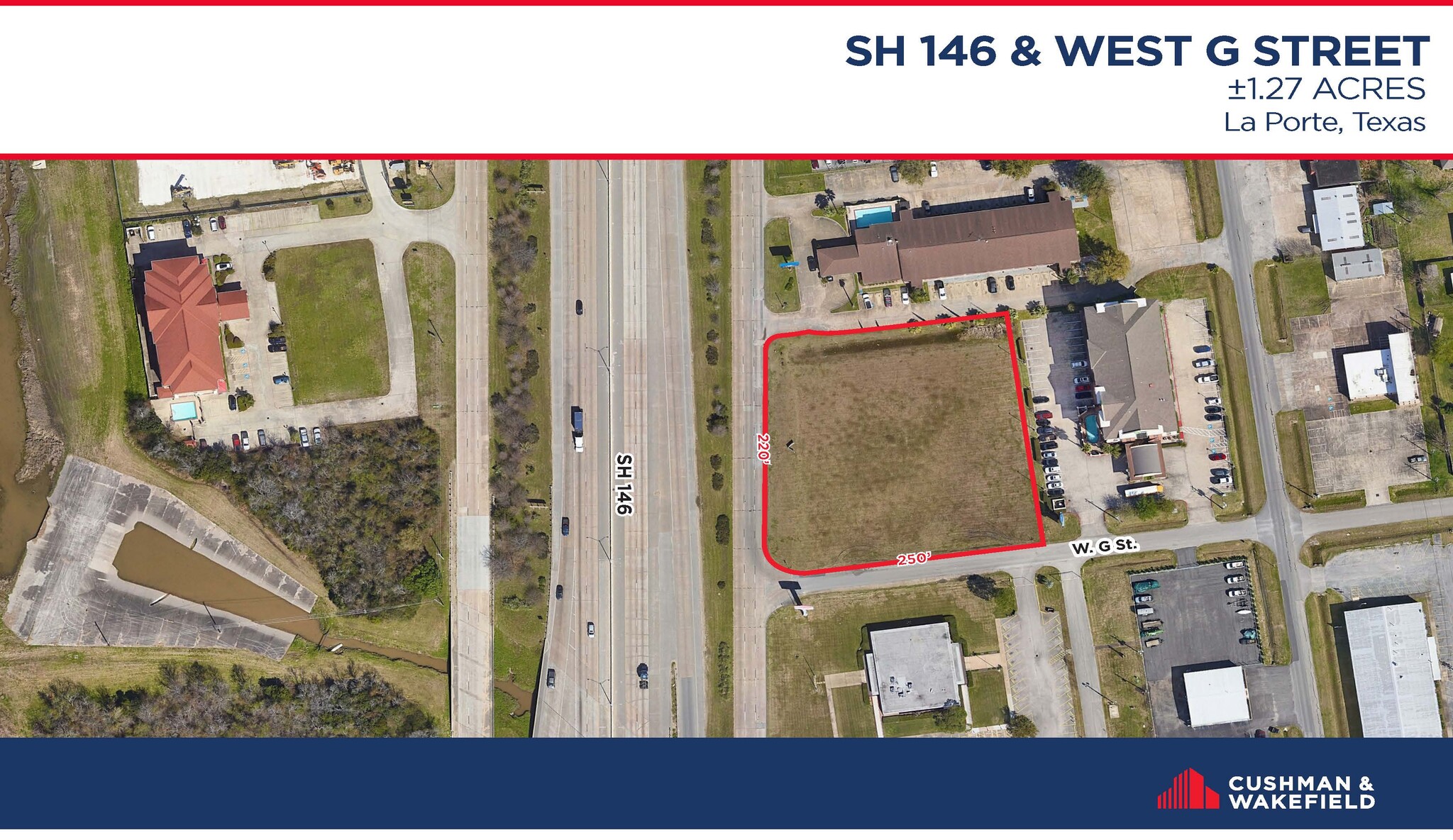 SH 146 & West G Street, La Porte, TX for Sale